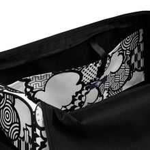 Black and White Graffiti Clouds Sports Duffle Bag - Perfect for Gym and Travel Bag Bags BJJ Boxing Clouds Duffel Bags Exclusive Judo Muay Thai Running Wrestling Yoga