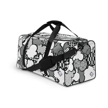 Black and White Graffiti Clouds Sports Duffle Bag - Perfect for Gym and Travel Bag Bags BJJ Boxing Clouds Duffel Bags Exclusive Judo Muay Thai Running Wrestling Yoga