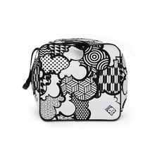 Black and White Graffiti Clouds Sports Duffle Bag - Perfect for Gym and Travel Bag Bags BJJ Boxing Clouds Duffel Bags Exclusive Judo Muay Thai Running Wrestling Yoga