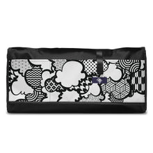 Black and White Graffiti Clouds Sports Duffle Bag - Perfect for Gym and Travel Bag Bags BJJ Boxing Clouds Duffel Bags Exclusive Judo Muay Thai Running Wrestling Yoga