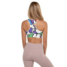 Get a Boost of Confidence with Women's CMYK Graffiti Clouds Padded Sports Bra 001 BJJ Boxing Clouds Exclusive Judo Muay Thai Running Sports Bra Womens Wrestling