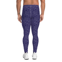 Men's African Print Adinkra Athletic Leggings for Running, Gym, Jiu-Jitsu and MMA Adinkra African Print Exclusive Leggings Mens Spats trousers
