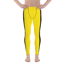 Mens Kill Bill and Game of Death Inspired Athletic Leggings: Perfect for Running, Gym, BJJ, and MMA BJJ Brazilian Jiu-Jitsu Bruce Lee Costume Exclusive Game of Death Halloween Kill Bill Leggings Mens No Gi Running Spats Tights