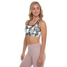 Stylish Women's Graffiti Clouds Padded Sports Bra - Perfect for Activewear and Fitness 001 BJJ Boxing Clouds Exclusive Judo Muay Thai Running Sports Bra Womens Wrestling