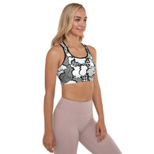 Stylish Women's Graffiti Clouds Padded Sports Bra - Perfect for Activewear and Fitness 001 BJJ Boxing Clouds Exclusive Judo Muay Thai Running Sports Bra Womens Wrestling