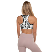 Stylish Women's Graffiti Clouds Padded Sports Bra - Perfect for Activewear and Fitness 001 BJJ Boxing Clouds Exclusive Judo Muay Thai Running Sports Bra Womens Wrestling
