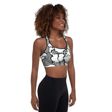 Stylish Women's Graffiti Clouds Padded Sports Bra - Perfect for Activewear and Fitness 001 BJJ Boxing Clouds Exclusive Judo Muay Thai Running Sports Bra Womens Wrestling