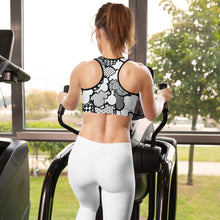 Stylish Women's Graffiti Clouds Padded Sports Bra - Perfect for Activewear and Fitness 001 BJJ Boxing Clouds Exclusive Judo Muay Thai Running Sports Bra Womens Wrestling