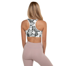 Stylish Women's Graffiti Clouds Padded Sports Bra - Perfect for Activewear and Fitness 001 BJJ Boxing Clouds Exclusive Judo Muay Thai Running Sports Bra Womens Wrestling