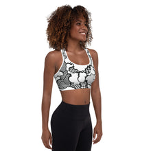 Stylish Women's Graffiti Clouds Padded Sports Bra - Perfect for Activewear and Fitness 001 BJJ Boxing Clouds Exclusive Judo Muay Thai Running Sports Bra Womens Wrestling