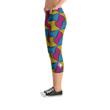 Women's Ankara Wax Print Capri Yoga Pants Workout Leggings For Jiu Jitsu 001 African Print Ankara Capri Capris Exclusive Leggings Running Spats Tights Womens