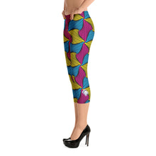 Women's Ankara Wax Print Capri Yoga Pants Workout Leggings For Jiu Jitsu 001 African Print Ankara Capri Capris Exclusive Leggings Running Spats Tights Womens