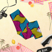 Women's Ankara Wax Print Capri Yoga Pants Workout Leggings For Jiu Jitsu 001 African Print Ankara Capri Capris Exclusive Leggings Running Spats Tights Womens