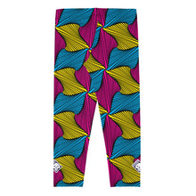Women's Ankara Wax Print Capri Yoga Pants Workout Leggings For Jiu Jitsu 001 African Print Ankara Capri Capris Exclusive Leggings Running Spats Tights Womens