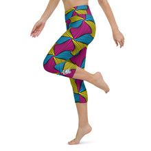 Women's Ankara Wax Print High Waist Capri Yoga Pants Workout Leggings For Jiu Jitsu 001 African Print Ankara Capri Capris Exclusive Leggings Running Spats Tights Womens