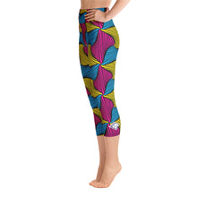 Women's Ankara Wax Print High Waist Capri Yoga Pants Workout Leggings For Jiu Jitsu 001 African Print Ankara Capri Capris Exclusive Leggings Running Spats Tights Womens