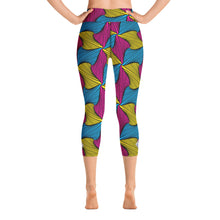 Women's Ankara Wax Print High Waist Capri Yoga Pants Workout Leggings For Jiu Jitsu 001 African Print Ankara Capri Capris Exclusive Leggings Running Spats Tights Womens