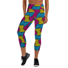 Women's Ankara Wax Print High Waist Capri Yoga Pants Workout Leggings For Jiu Jitsu 001 African Print Ankara Capri Capris Exclusive Leggings Running Spats Tights Womens