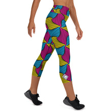 Women's Ankara Wax Print High Waist Capri Yoga Pants Workout Leggings For Jiu Jitsu 001 African Print Ankara Capri Capris Exclusive Leggings Running Spats Tights Womens