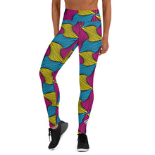 Women's Ankara Wax Print High Waist Yoga Pants Workout Leggings For Jiu Jitsu 001 African Print Ankara Exclusive Leggings Running Spats Tights Womens