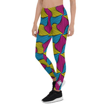 Women's Ankara Wax Print Yoga Pants Workout Leggings For Jiu Jitsu 001 African Print Ankara Exclusive Leggings Running Spats Tights Womens