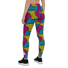 Women's Ankara Wax Print Yoga Pants Workout Leggings For Jiu Jitsu 001 African Print Ankara Exclusive Leggings Running Spats Tights Womens