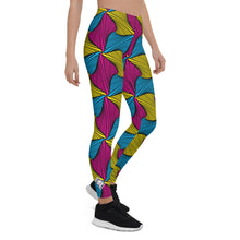 Women's Ankara Wax Print Yoga Pants Workout Leggings For Jiu Jitsu 001 African Print Ankara Exclusive Leggings Running Spats Tights Womens