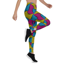 Women's Ankara Wax Print Yoga Pants Workout Leggings For Jiu Jitsu 001 African Print Ankara Exclusive Leggings Running Spats Tights Womens