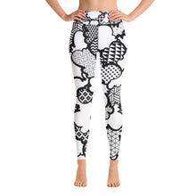 Women's Black and White Graffiti Clouds High Waist Yoga Pants Workout Leggings For Jiu Jitsu 001 Athleisure Boxing Clouds Exclusive Graffiti Hip Hop Jiu-Jitsu Judo Kick Boxing Leggings MMA Running Streetwear Tights Womens Yoga Yoga Pants