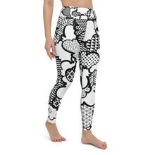 Women's Black and White Graffiti Clouds High Waist Yoga Pants Workout Leggings For Jiu Jitsu 001 Athleisure Boxing Clouds Exclusive Graffiti Hip Hop Jiu-Jitsu Judo Kick Boxing Leggings MMA Running Streetwear Tights Womens Yoga Yoga Pants