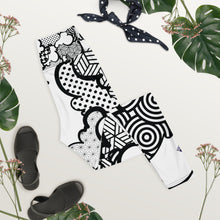 Women's Black and White Graffiti Clouds High Waist Yoga Pants Workout Leggings For Jiu Jitsu 001 Athleisure Boxing Clouds Exclusive Graffiti Hip Hop Jiu-Jitsu Judo Kick Boxing Leggings MMA Running Streetwear Tights Womens Yoga Yoga Pants