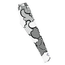 Women's Black and White Graffiti Clouds High Waist Yoga Pants Workout Leggings For Jiu Jitsu 001 Athleisure Boxing Clouds Exclusive Graffiti Hip Hop Jiu-Jitsu Judo Kick Boxing Leggings MMA Running Streetwear Tights Womens Yoga Yoga Pants