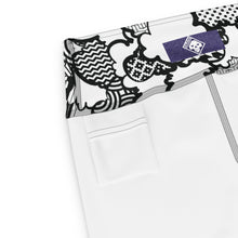 Women's Black and White Graffiti Clouds High Waist Yoga Pants Workout Leggings For Jiu Jitsu 001 Athleisure Boxing Clouds Exclusive Graffiti Hip Hop Jiu-Jitsu Judo Kick Boxing Leggings MMA Running Streetwear Tights Womens Yoga Yoga Pants