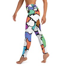 Women's CMYK Graffiti Clouds High Waist Yoga Pants Workout Leggings For Jiu Jitsu 001 Athleisure Boxing Clouds Exclusive Graffiti Hip Hop Jiu-Jitsu Judo Kick Boxing Leggings MMA Running Streetwear Tights Womens Yoga Yoga Pants