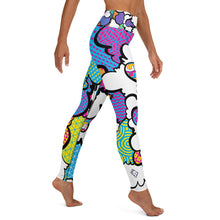 Women's CMYK Graffiti Clouds High Waist Yoga Pants Workout Leggings For Jiu Jitsu 001 Athleisure Boxing Clouds Exclusive Graffiti Hip Hop Jiu-Jitsu Judo Kick Boxing Leggings MMA Running Streetwear Tights Womens Yoga Yoga Pants