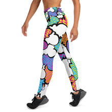 Women's CMYK Graffiti Clouds High Waist Yoga Pants Workout Leggings For Jiu Jitsu 001 Athleisure Boxing Clouds Exclusive Graffiti Hip Hop Jiu-Jitsu Judo Kick Boxing Leggings MMA Running Streetwear Tights Womens Yoga Yoga Pants