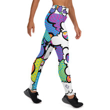 Women's CMYK Graffiti Clouds High Waist Yoga Pants Workout Leggings For Jiu Jitsu 001 Athleisure Boxing Clouds Exclusive Graffiti Hip Hop Jiu-Jitsu Judo Kick Boxing Leggings MMA Running Streetwear Tights Womens Yoga Yoga Pants