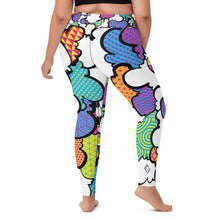 Women's CMYK Graffiti Clouds High Waist Yoga Pants Workout Leggings For Jiu Jitsu 001 Athleisure Boxing Clouds Exclusive Graffiti Hip Hop Jiu-Jitsu Judo Kick Boxing Leggings MMA Running Streetwear Tights Womens Yoga Yoga Pants