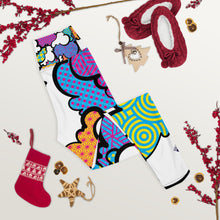 Women's CMYK Graffiti Clouds High Waist Yoga Pants Workout Leggings For Jiu Jitsu 001 Athleisure Boxing Clouds Exclusive Graffiti Hip Hop Jiu-Jitsu Judo Kick Boxing Leggings MMA Running Streetwear Tights Womens Yoga Yoga Pants