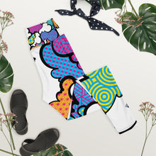 Women's CMYK Graffiti Clouds High Waist Yoga Pants Workout Leggings For Jiu Jitsu 001 Athleisure Boxing Clouds Exclusive Graffiti Hip Hop Jiu-Jitsu Judo Kick Boxing Leggings MMA Running Streetwear Tights Womens Yoga Yoga Pants