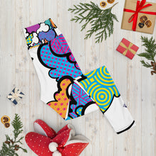 Women's CMYK Graffiti Clouds High Waist Yoga Pants Workout Leggings For Jiu Jitsu 001 Athleisure Boxing Clouds Exclusive Graffiti Hip Hop Jiu-Jitsu Judo Kick Boxing Leggings MMA Running Streetwear Tights Womens Yoga Yoga Pants