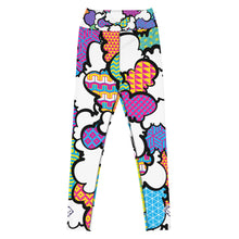 Women's CMYK Graffiti Clouds High Waist Yoga Pants Workout Leggings For Jiu Jitsu 001 Athleisure Boxing Clouds Exclusive Graffiti Hip Hop Jiu-Jitsu Judo Kick Boxing Leggings MMA Running Streetwear Tights Womens Yoga Yoga Pants