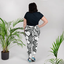 Women's Black and White Graffiti Clouds Plus Size Yoga Pants Workout Leggings For Jiu Jitsu 001 Athleisure Boxing Clouds Exclusive Graffiti Hip Hop Jiu-Jitsu Judo Kick Boxing Leggings MMA No Gi Plus Size Running Tights Womens