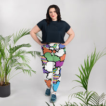 Women's CMYK Graffiti Clouds Plus Size Yoga Pants Workout Leggings For Jiu Jitsu 001 Athleisure Boxing Clouds Exclusive Graffiti Hip Hop Jiu-Jitsu Judo Kick Boxing Leggings MMA Plus Size Running Tights Womens Yoga Yoga Pants