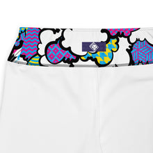 Women's CMYK Graffiti Clouds Plus Size Yoga Pants Workout Leggings For Jiu Jitsu 001 Athleisure Boxing Clouds Exclusive Graffiti Hip Hop Jiu-Jitsu Judo Kick Boxing Leggings MMA Plus Size Running Tights Womens Yoga Yoga Pants