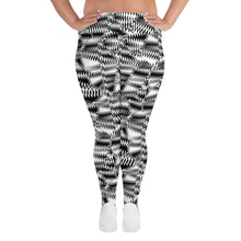 Women's High Waist Plus Size Razzle Dazzle Camouflage Tights Camouflage Exclusive Leggings Plus Size Spats Tights Womens