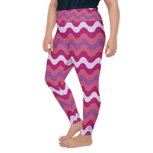 Women's High Waist Plus Size Ripple Mulberry Leggings Tights Exclusive Leggings Plus Size Ripple Tights Womens