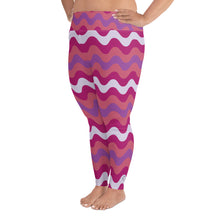 Women's High Waist Plus Size Ripple Mulberry Leggings Tights Exclusive Leggings Plus Size Ripple Tights Womens