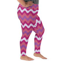 Women's High Waist Plus Size Ripple Mulberry Leggings Tights Exclusive Leggings Plus Size Ripple Tights Womens
