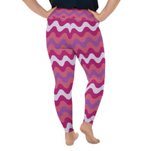 Women's High Waist Plus Size Ripple Mulberry Leggings Tights Exclusive Leggings Plus Size Ripple Tights Womens